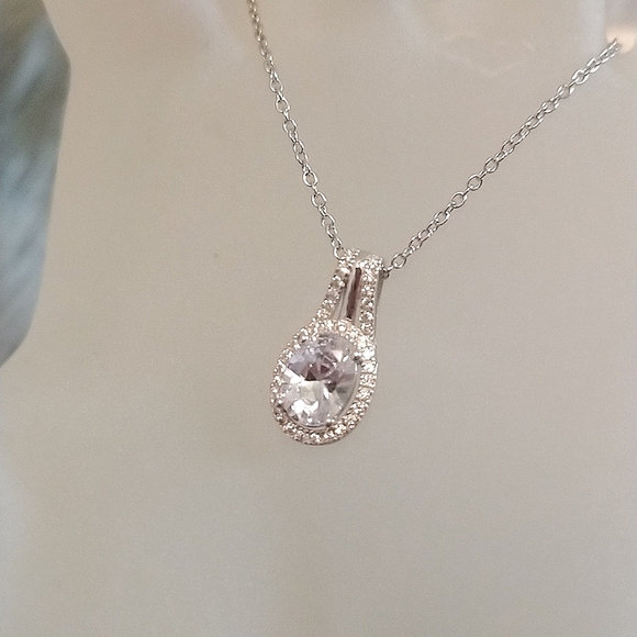 2/$30💕 BNWT Charmed Aroma Adjustable Sterling Silver Necklace - Picture 3 of 5